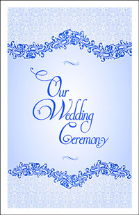 Wedding Program Cover Template 4E - Graphic 8